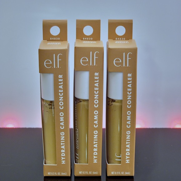 3 Pack e.l.f. Hydrating Camo Concealer, Medium Neutral, Satin Finish 0.20 fl oz‎ - Picture 1 of 5